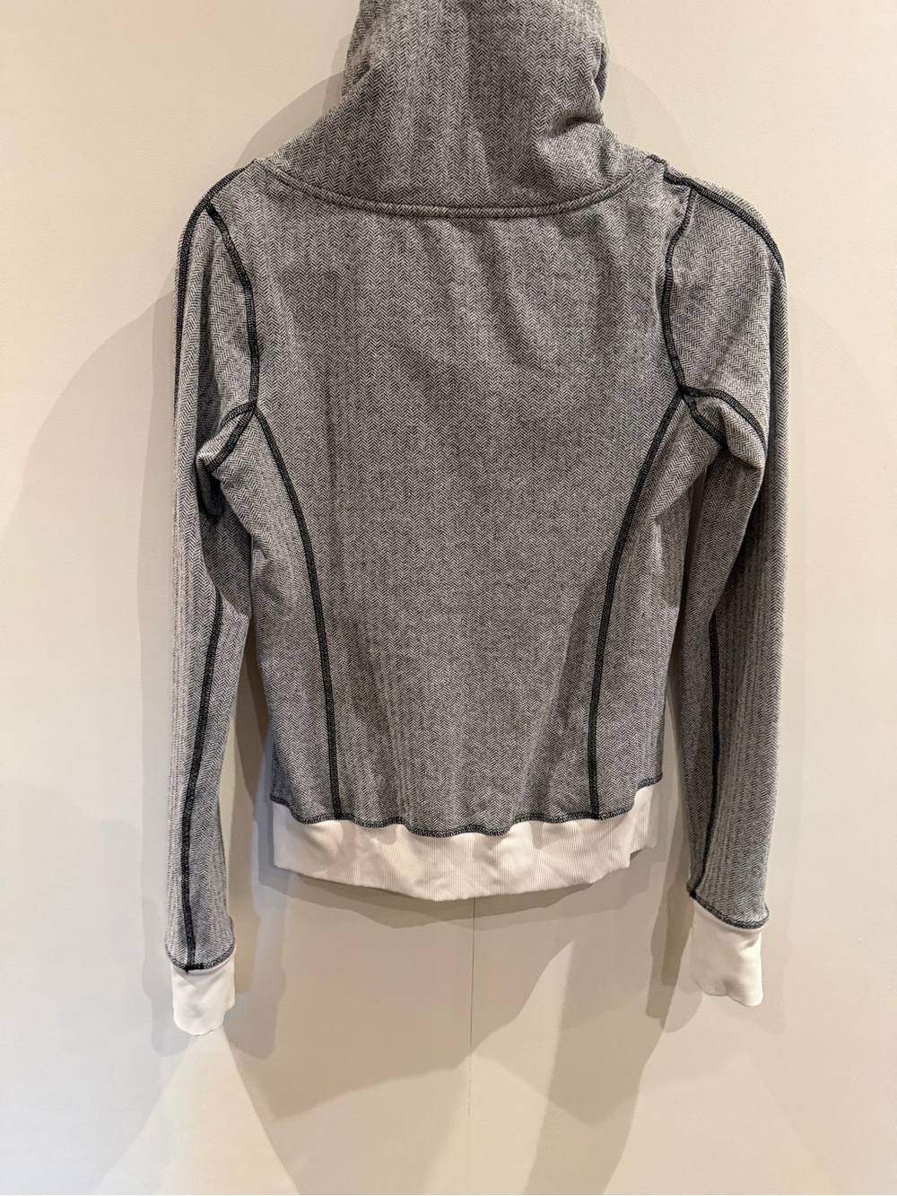 lululemon athletica Gray Zip-Up Funnel Neck Sweater Jacket - Picture 2 of 3